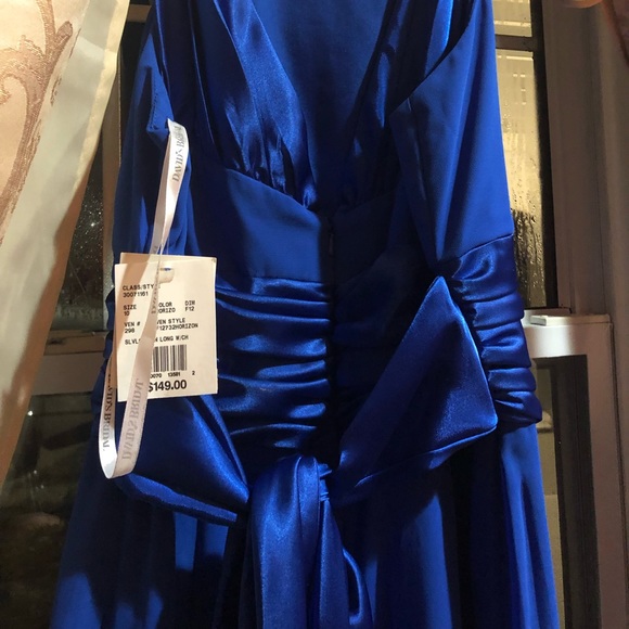 Long blue dress - Picture 2 of 3